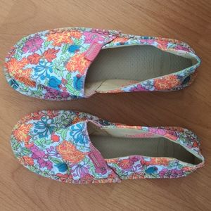 Havaianas x Liberty Origine espadrille shoes in Orchid Rose floral print -Size 6